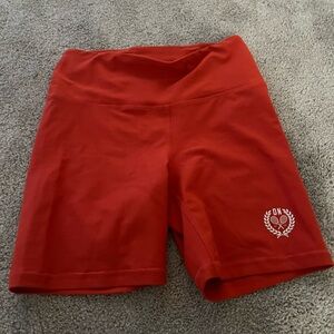 Old Navy red bike shorts